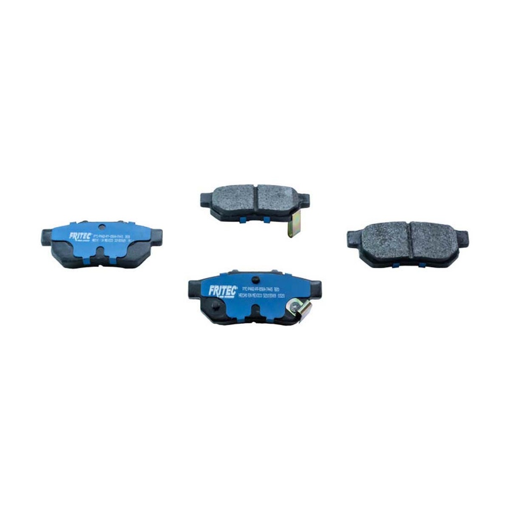 Pastilla para freno de disco Fritec. Formula Semimetallic Azul. Trasera Fritec M-7443-Z