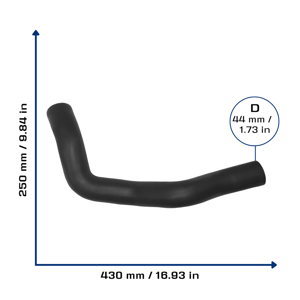 CA-11437 — Manguera Radiador CAUPLAS 11437