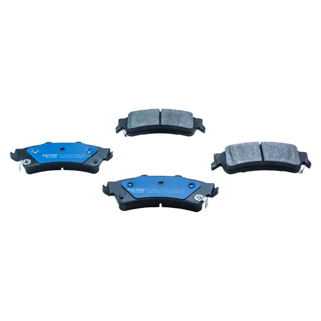 Pastilla para freno de disco Fritec. Formula Semimetallic Azul. Trasera Fritec M-7662-Z