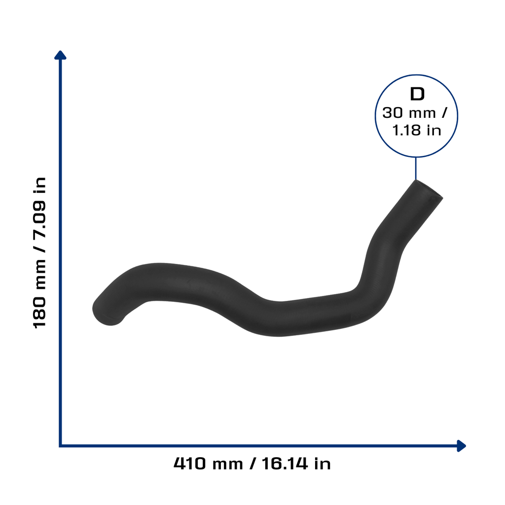CA-4451 — Manguera Radiador CAUPLAS 4451