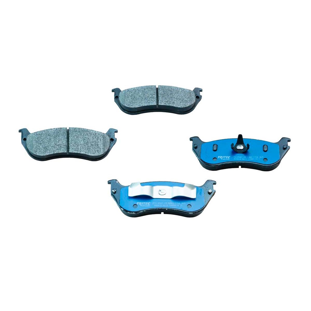 Pastilla para freno de disco Fritec. Formula Semimetallic Azul. Trasera Fritec M-7758-Z