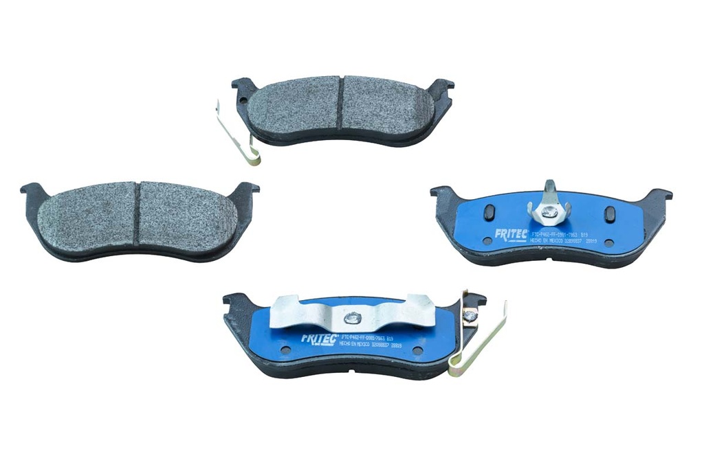 Pastilla para freno de disco Fritec. Formula Semimetallic Azul. Trasera Fritec M-7863-Z1