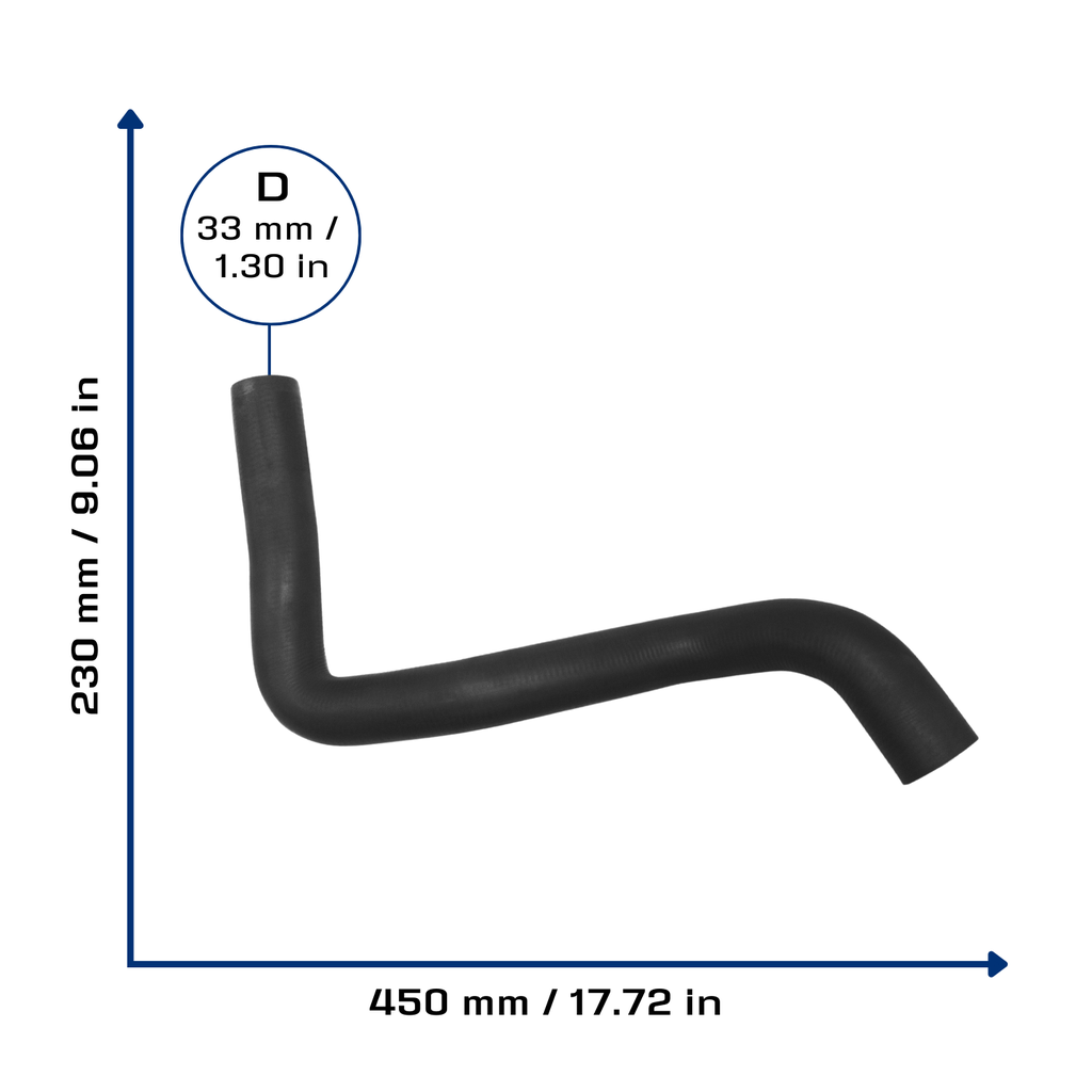CA-7738 — Manguera Radiador CAUPLAS 7738