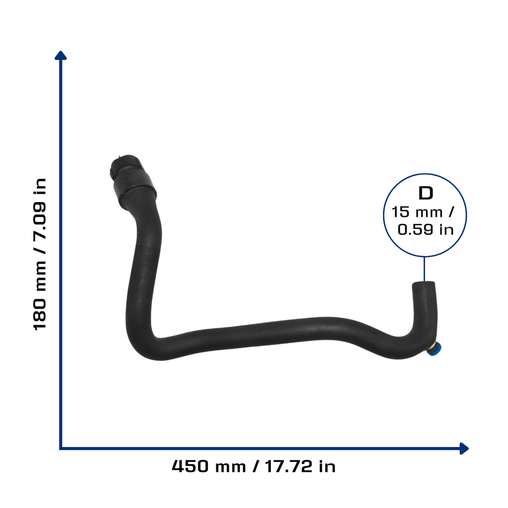 CA-6540 — Manguera Calefacción CAUPLAS 6540