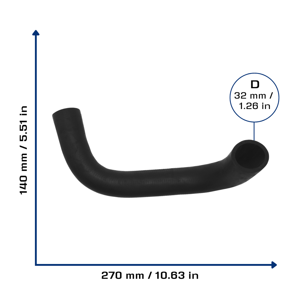 CA-7803 — Manguera Radiador CAUPLAS 7803