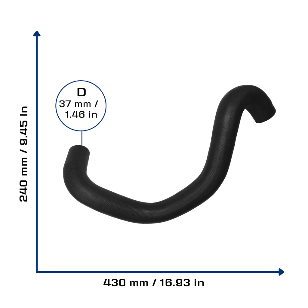 CA-11309 — Manguera Radiador CAUPLAS 11309