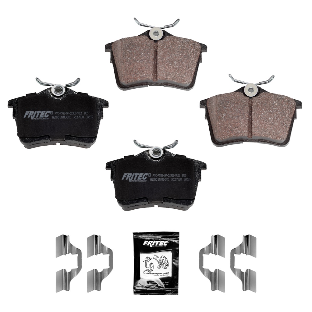 Pastilla para freno de disco Fritec. Formula Ceramic Specific. Trasera Fritec SPC-9151-Z