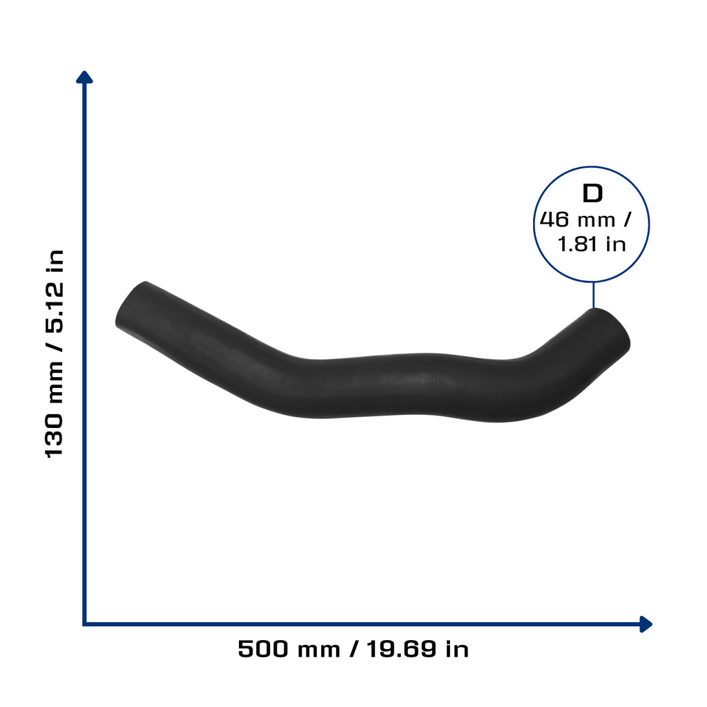 CA-5030 — Manguera Radiador CAUPLAS 5030
