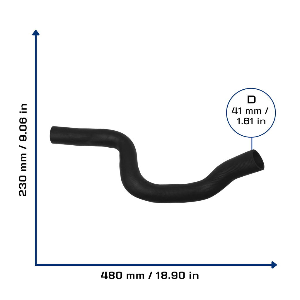 CA-4547 — Manguera Radiador CAUPLAS 4547