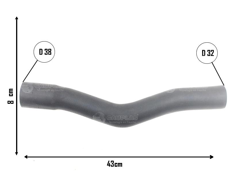 Manguera Para Refrigerante De Radiador CAUPLAS 20196