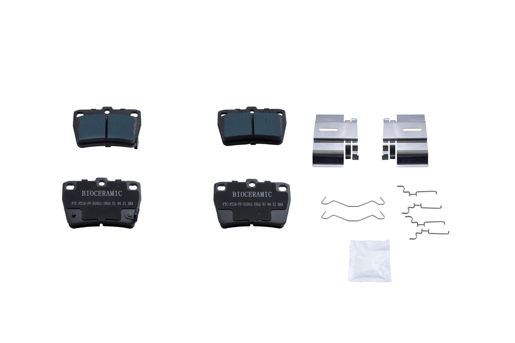 BI-BIO 7955-D1051 — Pastilla para freno de disco Bioceramic. Formula Ceramic LowMet. Trasera BioCeramic BIO 7955-D1051