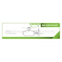 Pastilla para freno de disco Bioceramic. Formula Ceramic LowMet. Delantera BioCeramic BIO 8257-D1147