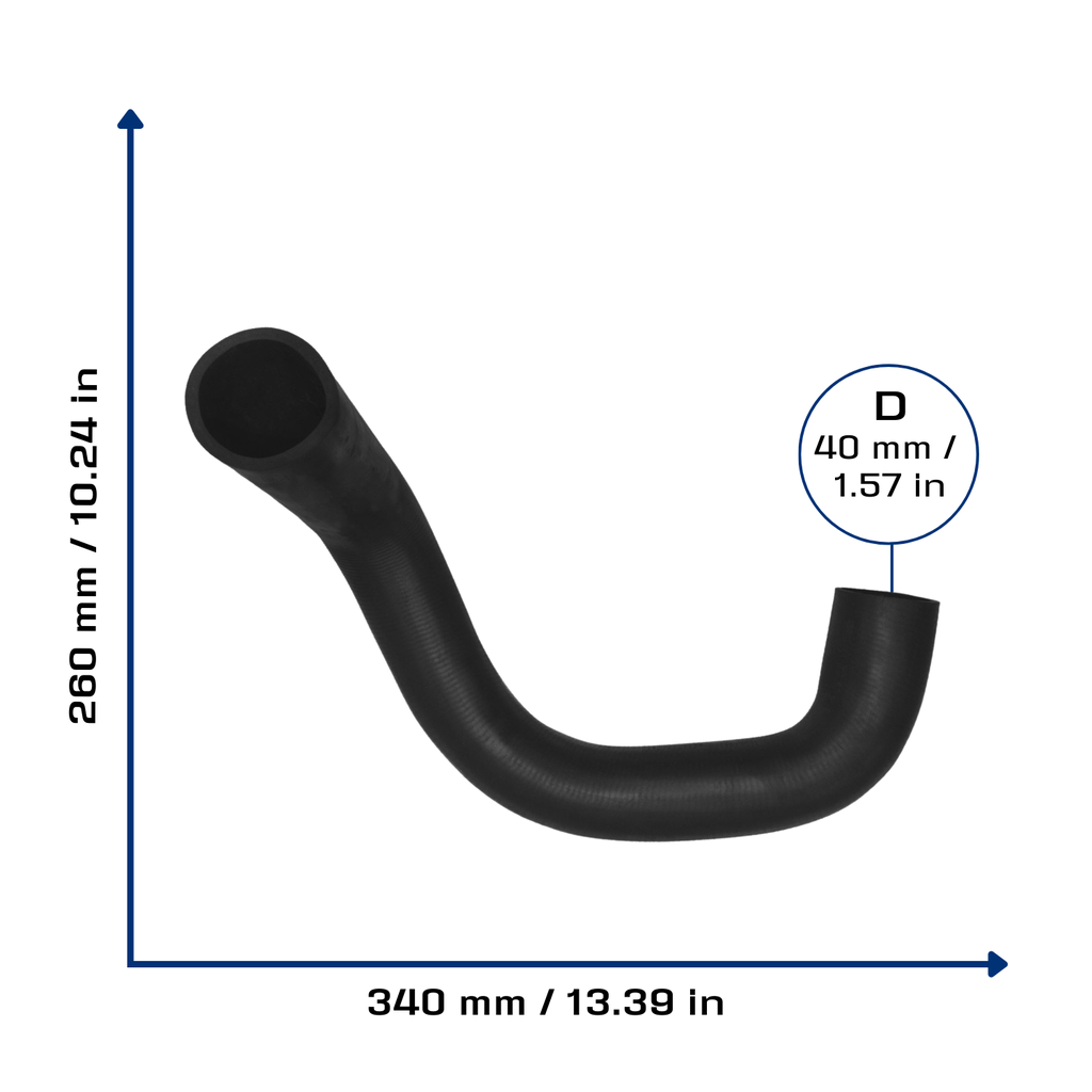 CA-3547 — Manguera Radiador CAUPLAS 3547