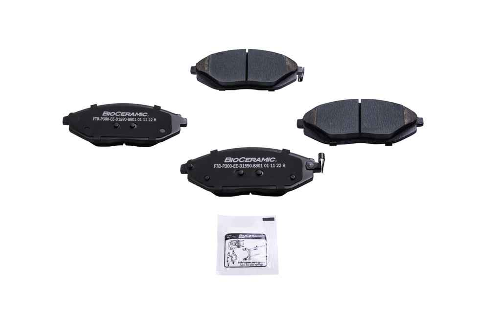 BI-BIO 8801-D1590 — Pastilla para freno de disco Bioceramic. Formula Ceramica Organica. Delantera BioCeramic BIO 8801-D1590