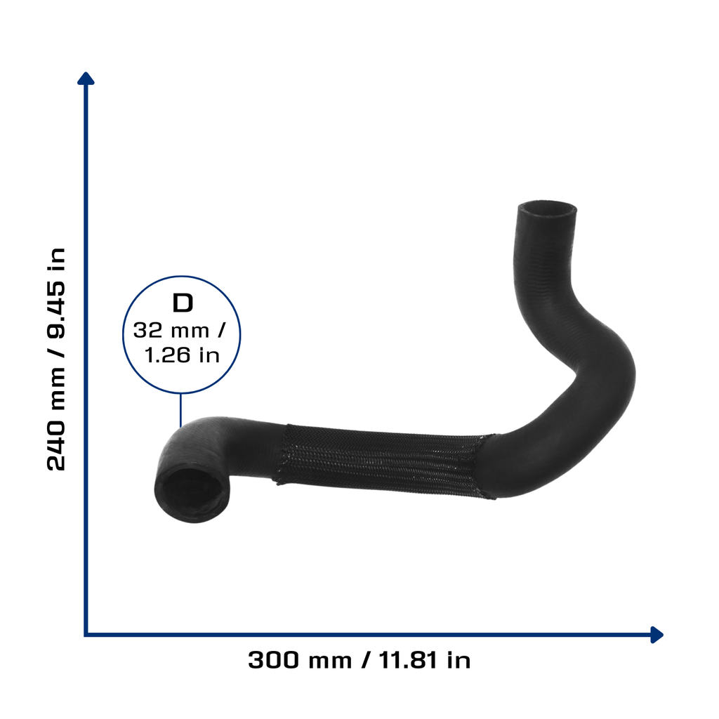 CA-11298 — Manguera Radiador CAUPLAS 11298