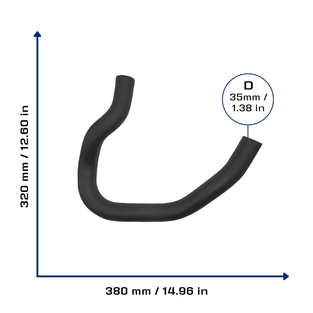 CA-3798 — Manguera Radiador CAUPLAS 3798