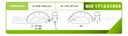 Zapata para freno Bioceramic FT BioCeramic BIO 1713-S1054