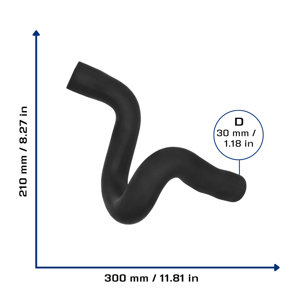 CA-9658 — Manguera Radiador CAUPLAS 9658