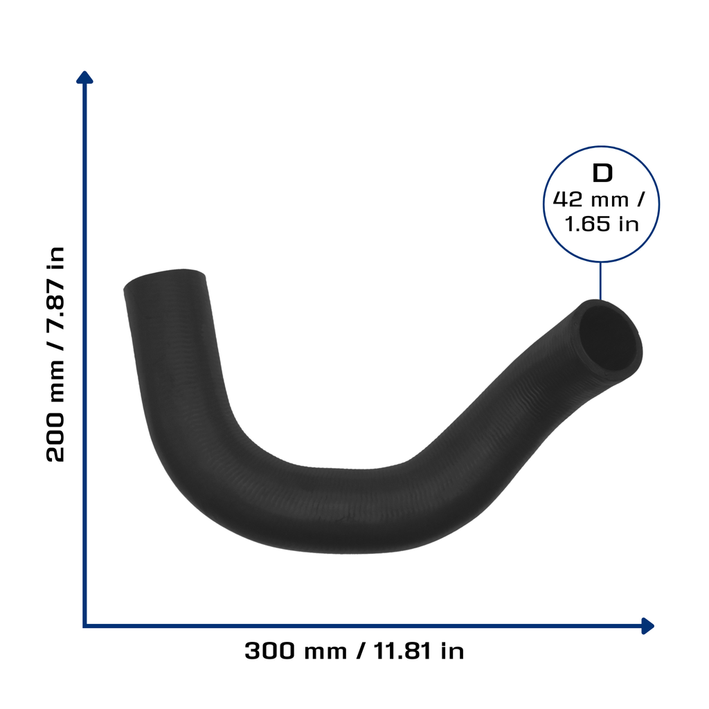 CA-4572 — Manguera Radiador CAUPLAS 4572