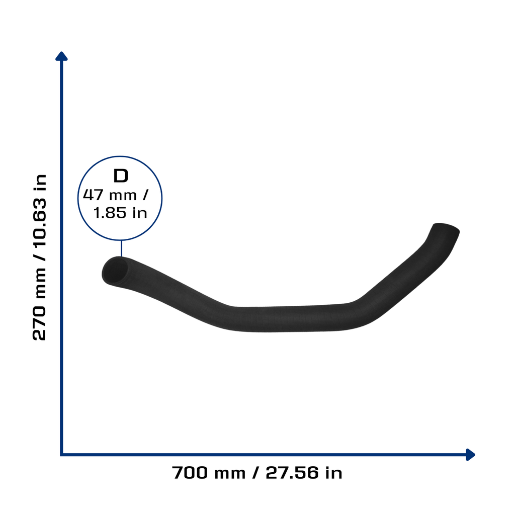 CA-5034 — Manguera Radiador CAUPLAS 5034