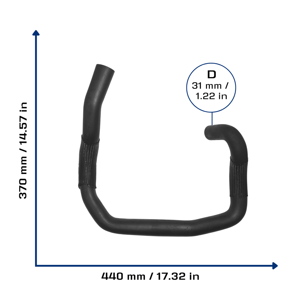 CA-11140 — Manguera Radiador CAUPLAS 11140