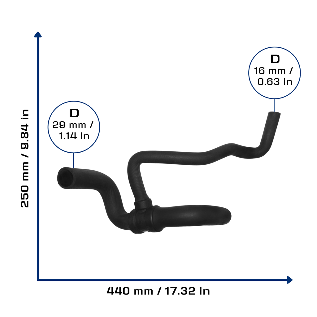 Manguera Radiador CAUPLAS 13014