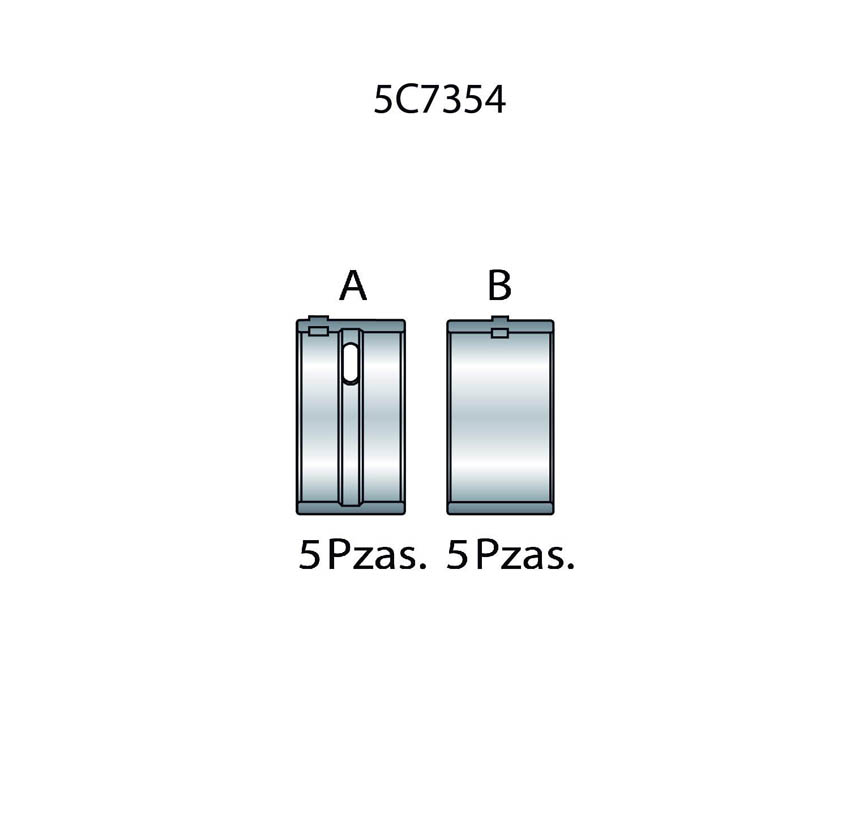 MO-5C7354 25MM — Cojinetes de bancada Moresa 5C7354 25MM