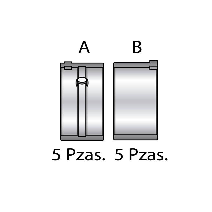 Cojinetes de bancada para motor Diesel Moresa 5C9008 50MM