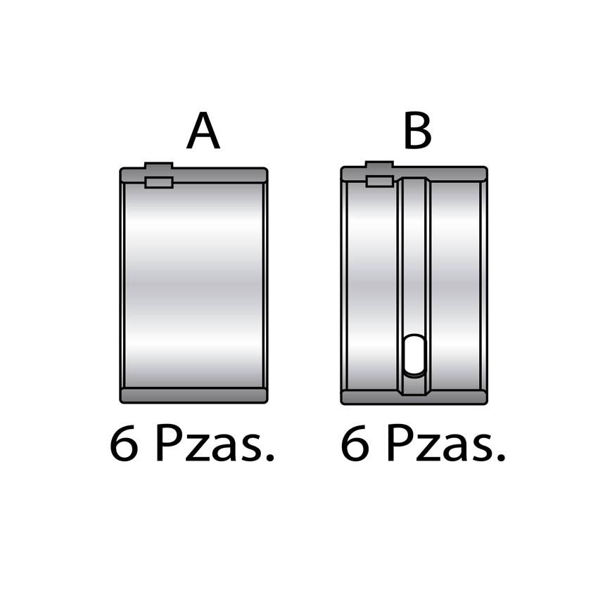 MO-6C2248 STD — Cojinetes de bancada para motor Diesel Moresa 6C2248 STD