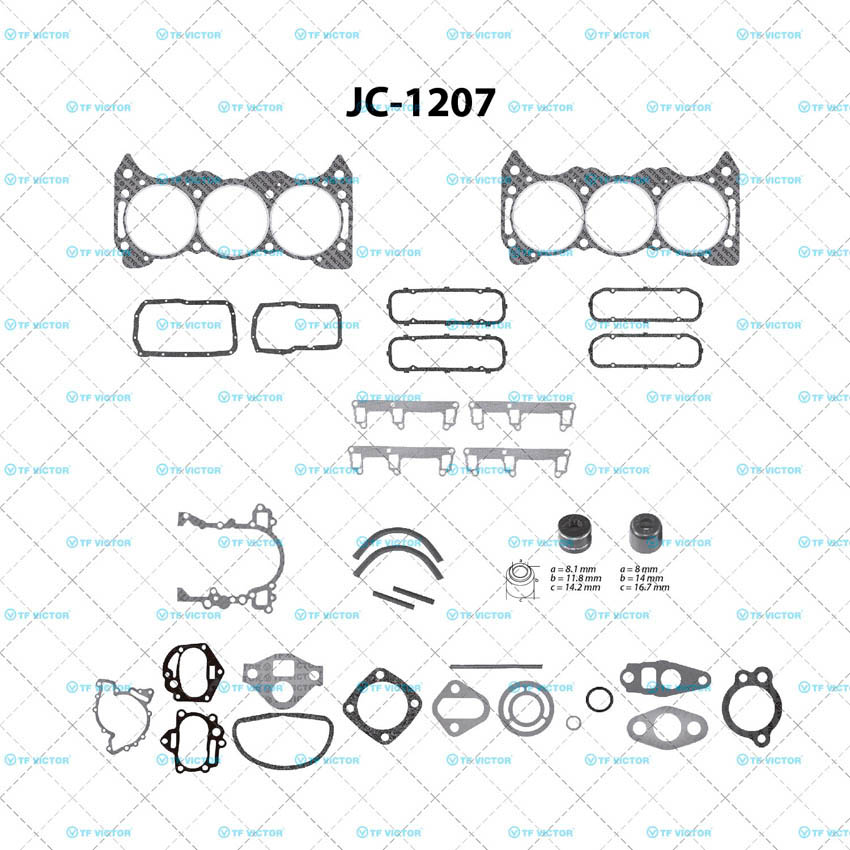 Juego completo para motor TF Victor JC-1207