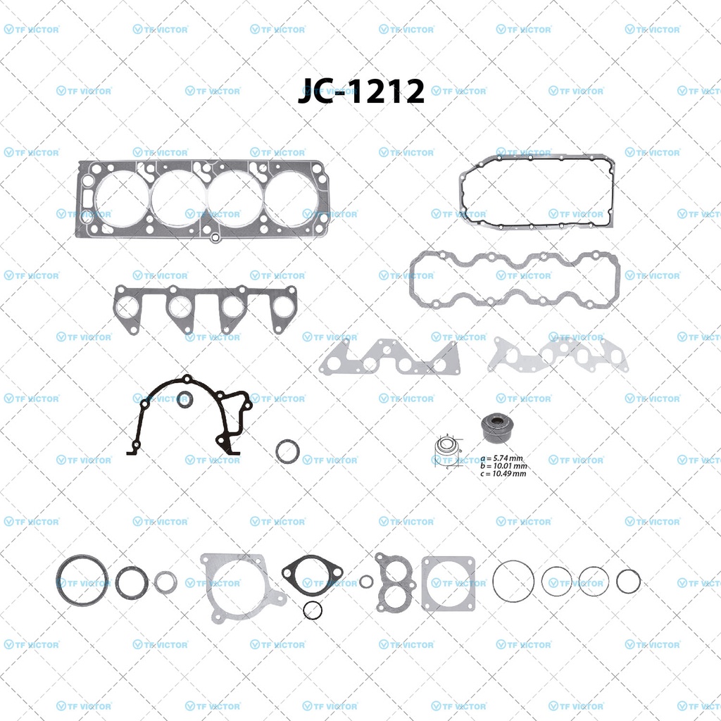 Juego completo para motor TF Victor JC-1212