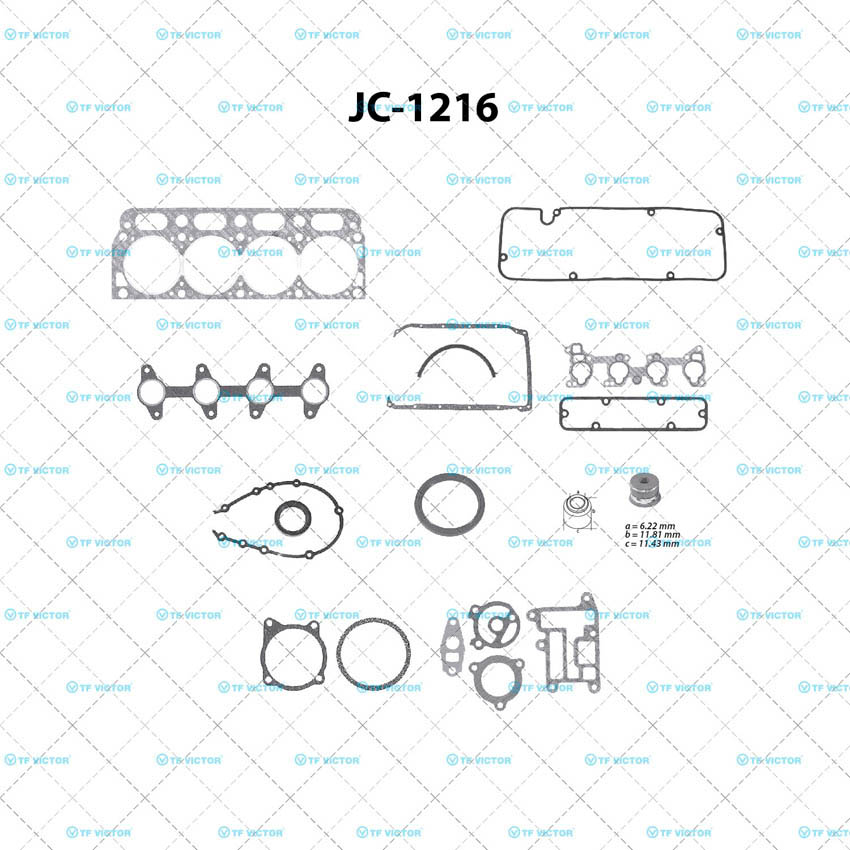 Juego completo para motor TF Victor JC-1216