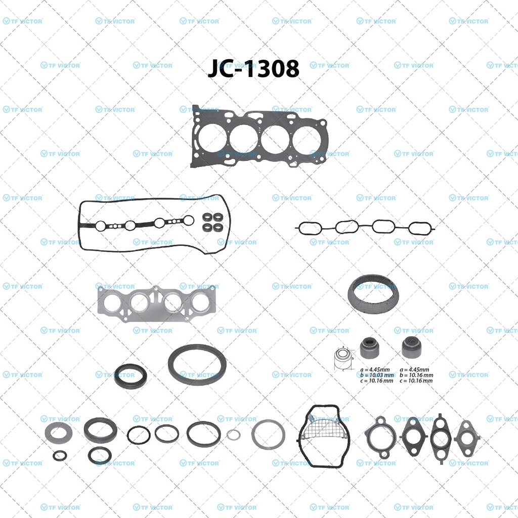 Juego completo para motor TF Victor JC-1308