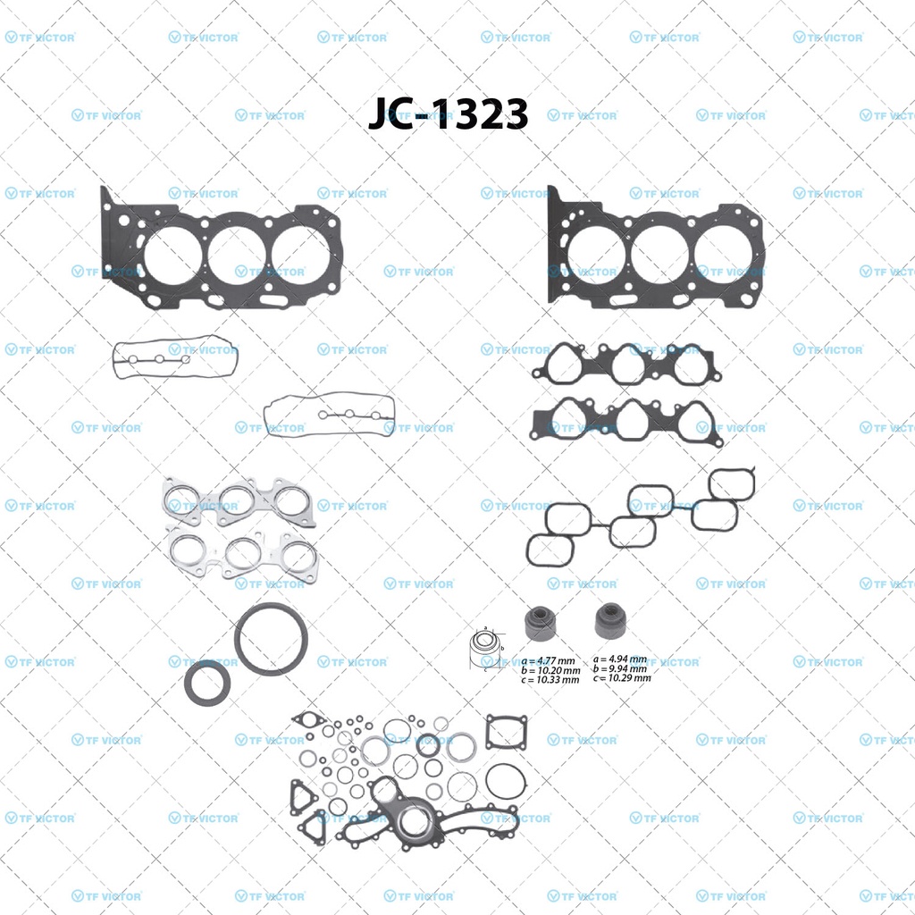 Juego completo para motor TF Victor JC-1323