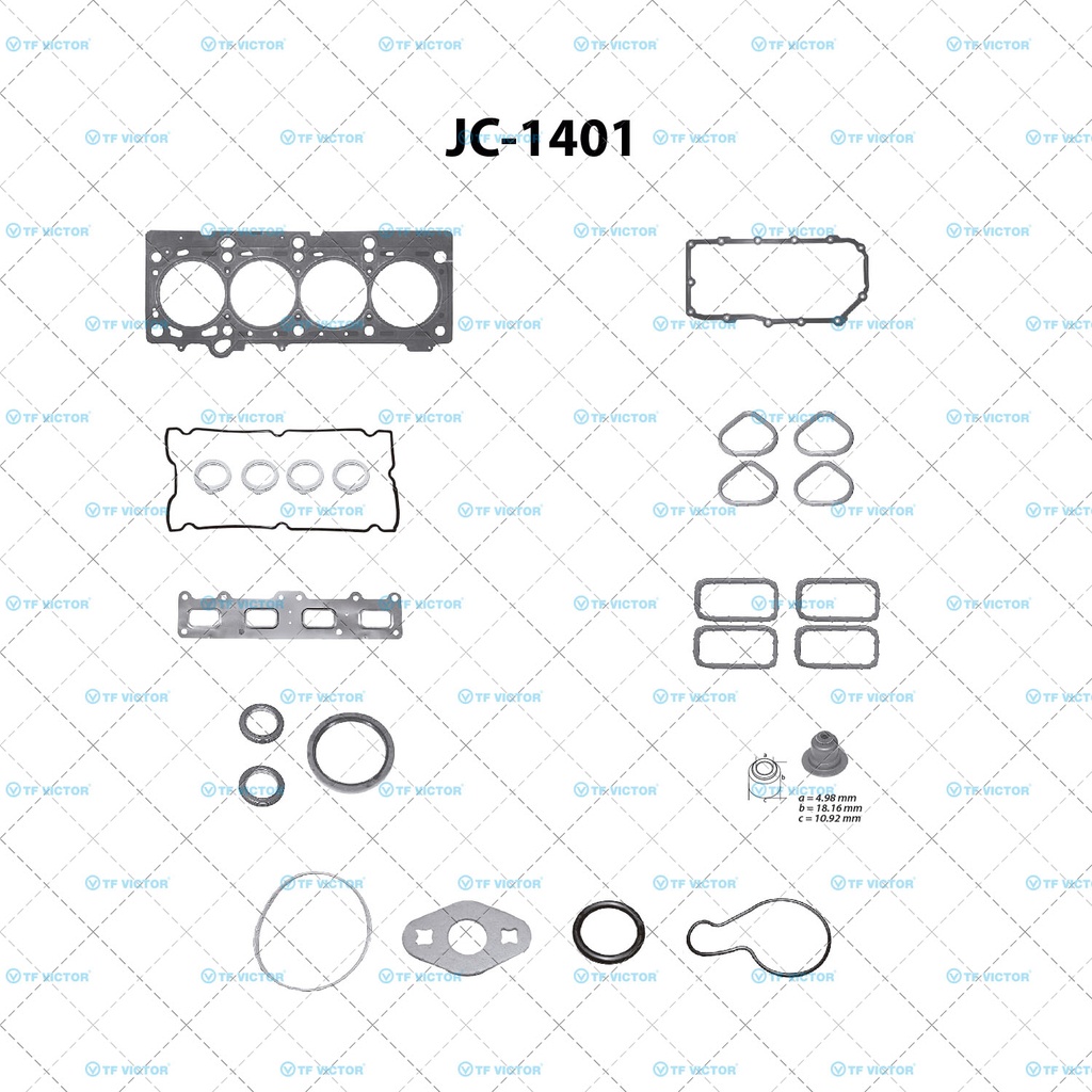 Juego completo para motor TF Victor JC-1401