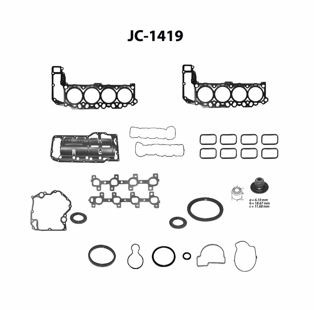 Juego completo para motor TF Victor JC-1419