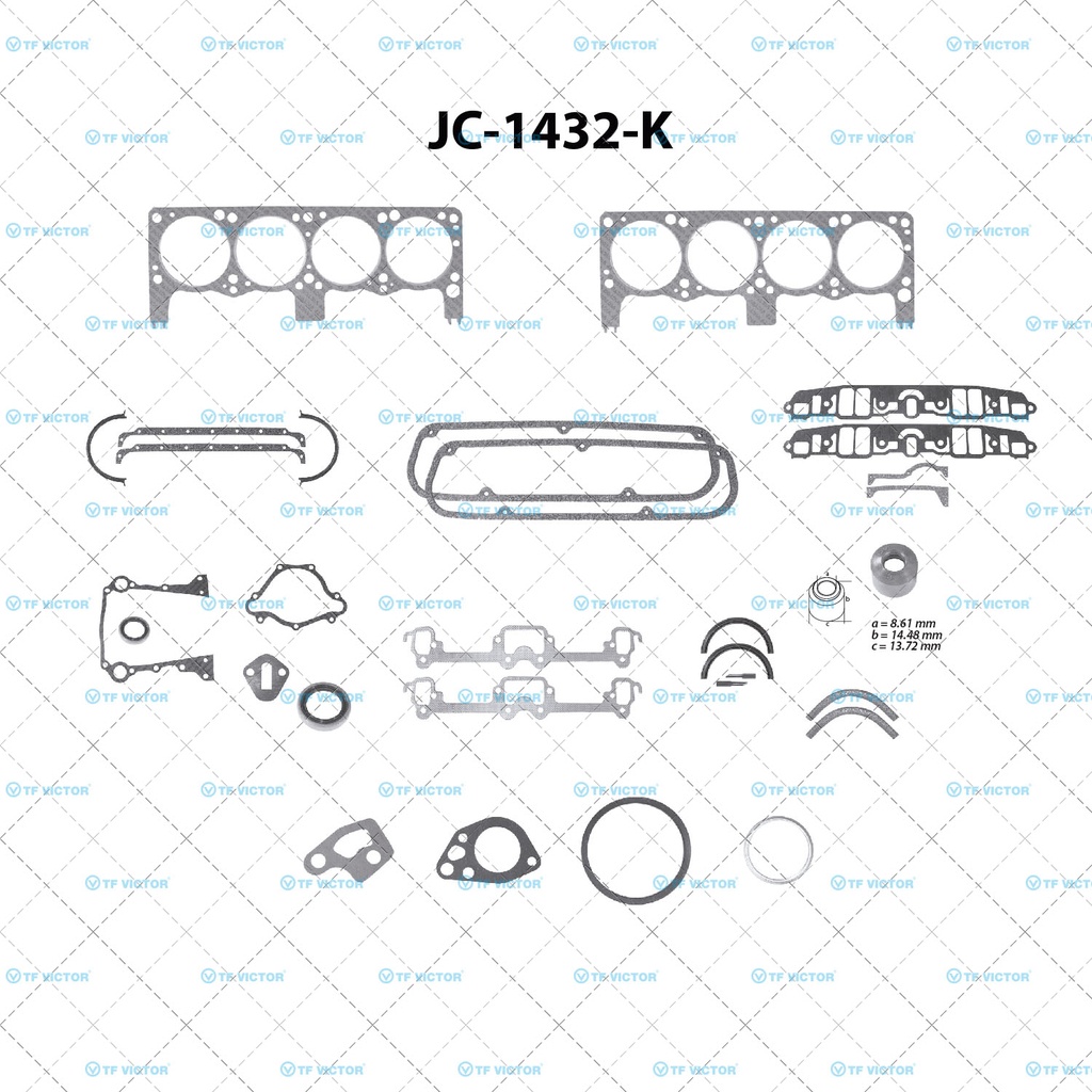 Juego completo para motor TF Victor JC-1432-K