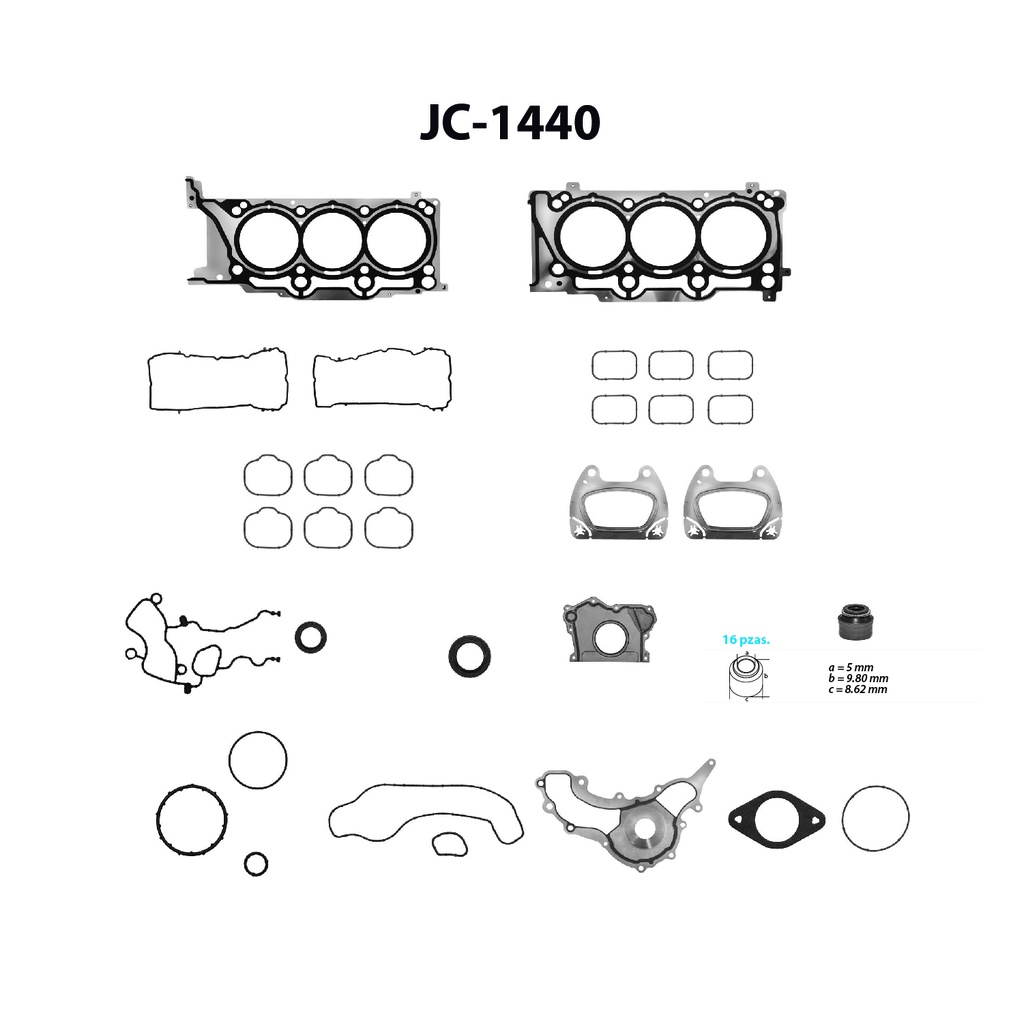 Juego completo para motor TF Victor JC-1440