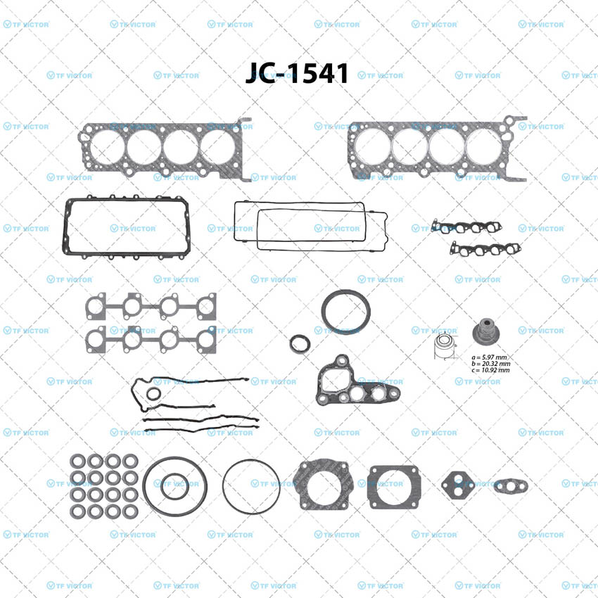 Juego completo para motor TF Victor JC-1541