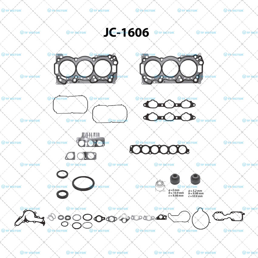 Juego completo para motor TF Victor JC-1606