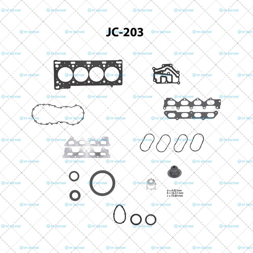 Juego completo para motor TF Victor JC-203