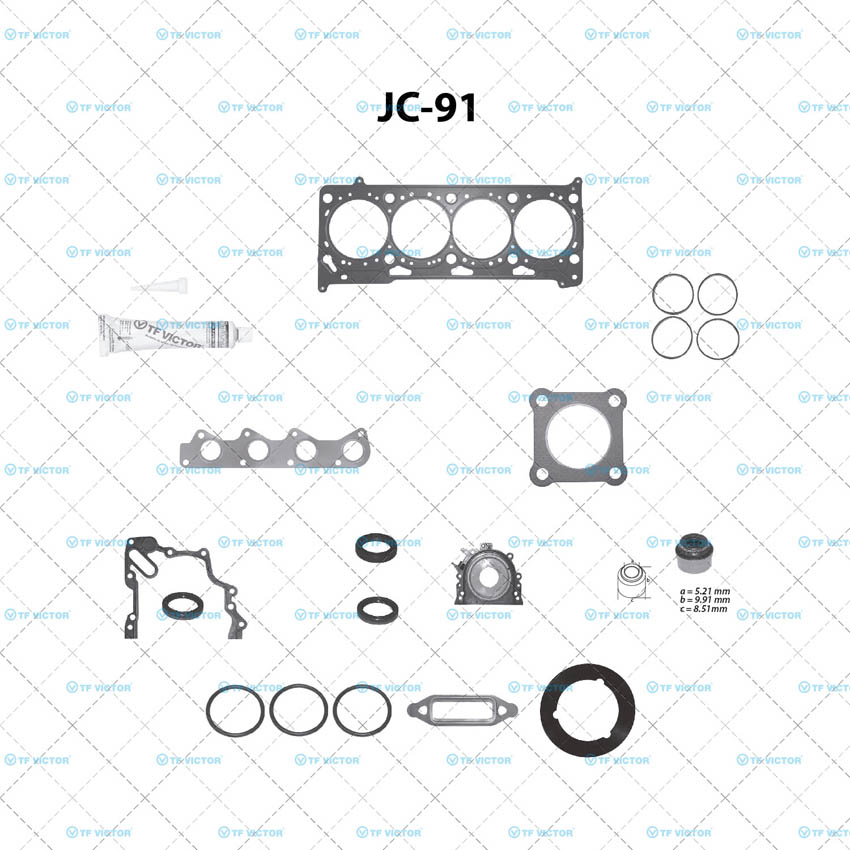 TF-JC-91 — Juego completo para motor TF Victor JC-91