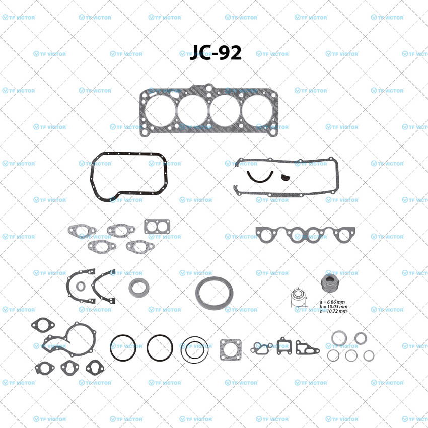 Juego completo para motor TF Victor JC-92