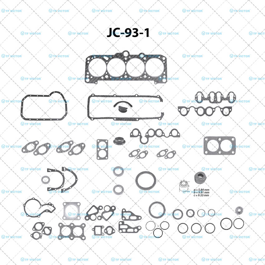 TF-JC-93-1 — Juego completo para motor TF Victor JC-93-1