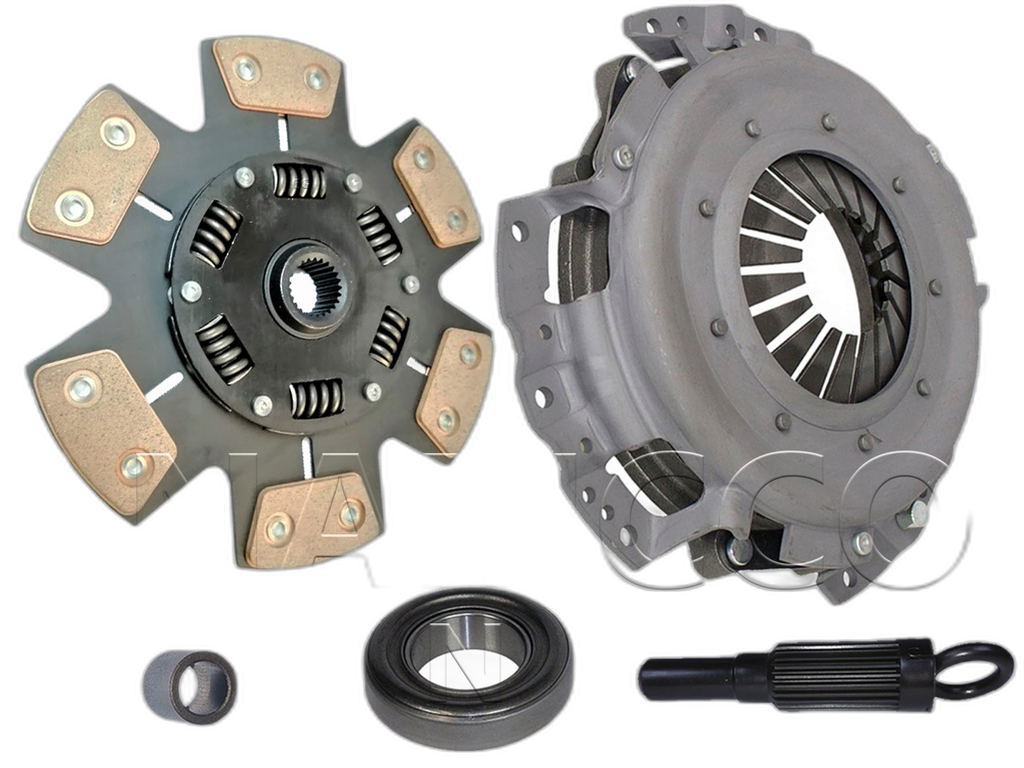 NA-NAK06038CB — KIT EMBRAGUE NISSAN 280Z L6 2.8L 75-78; 280ZX TURBO 81-83; 300ZX V6 3.0L 84-89; PATHFINDER Z24 L4 2.4L 5 VEL 86-93; DISCO CON BOTON DE CERAMICA (BOTON CERAMICA)
