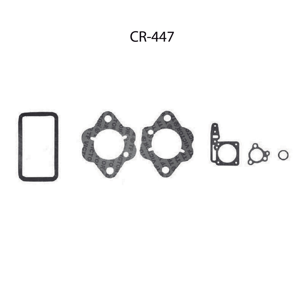 TF-CR-447 — Juntas de carburador para motor TF Victor CR-447