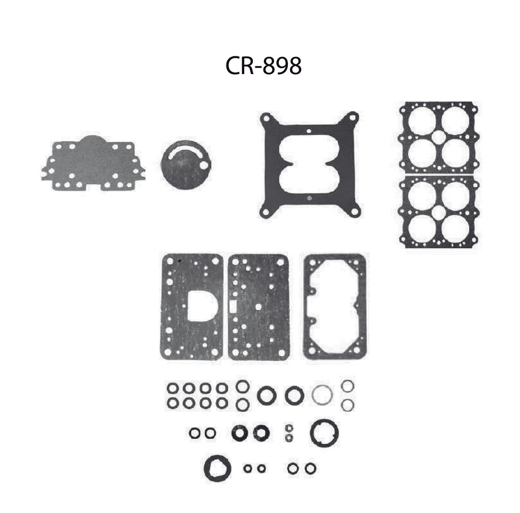 TF-CR-898 — Juntas de carburador para motor TF Victor CR-898