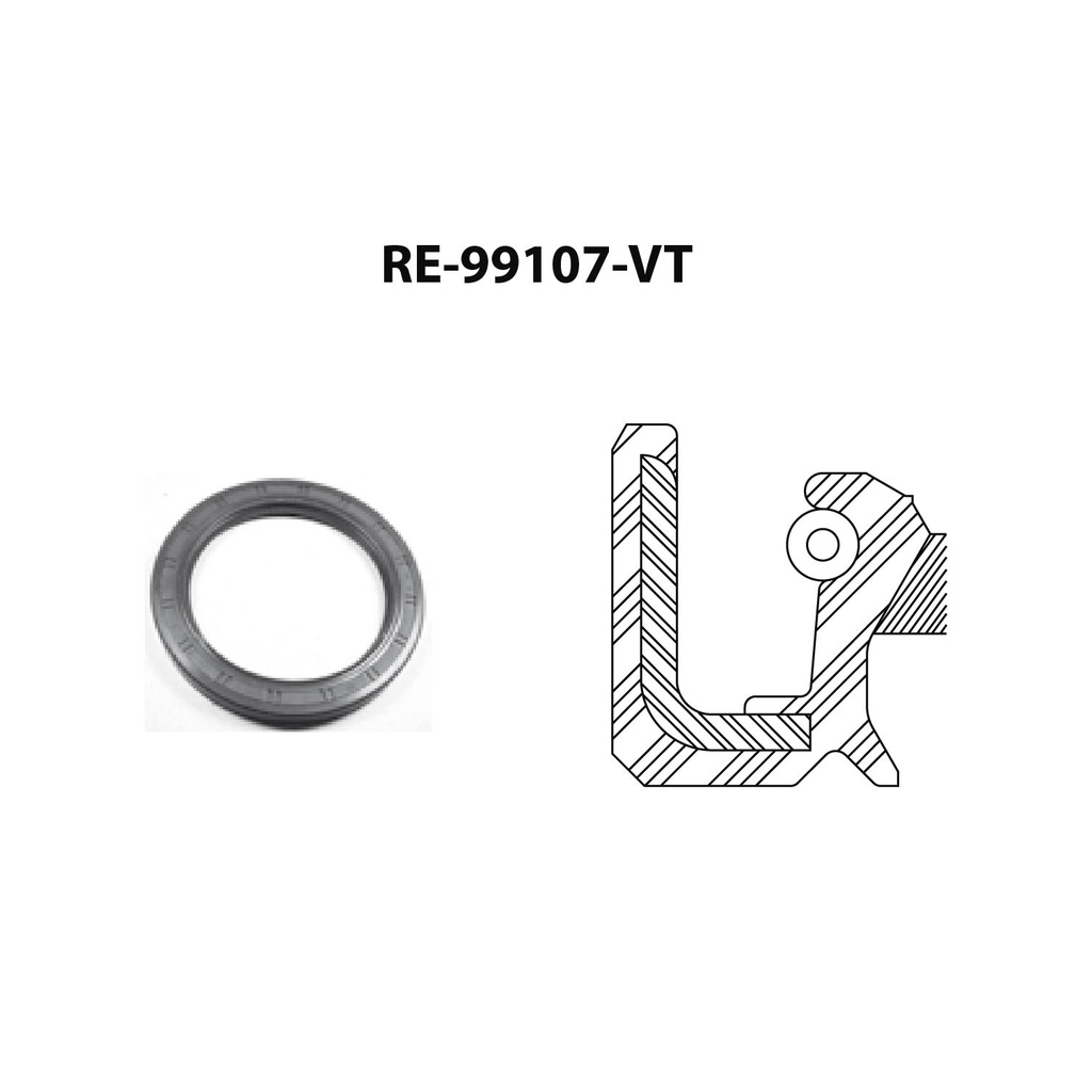 Reten de ciguenal para motor TF Victor RE-99107-VT