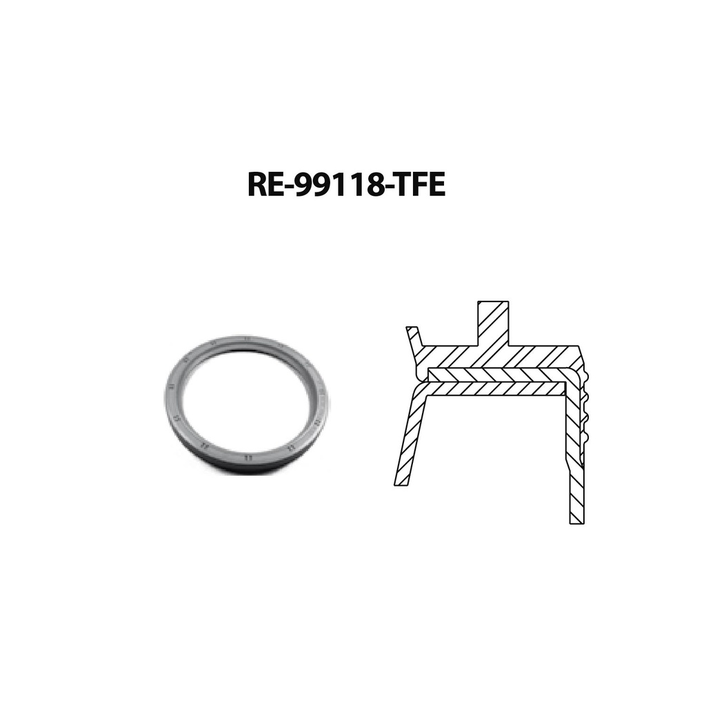 Reten de ciguenal para motor TF Victor RE-99118-TFE