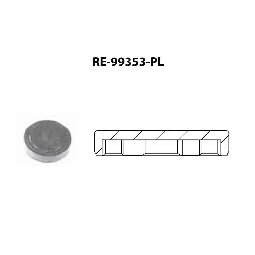 TF-RE-99353-PL — Tapon de arbol de levas para motor TF Victor RE-99353-PL
